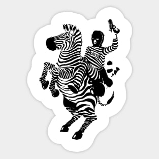 Zebra Sticker